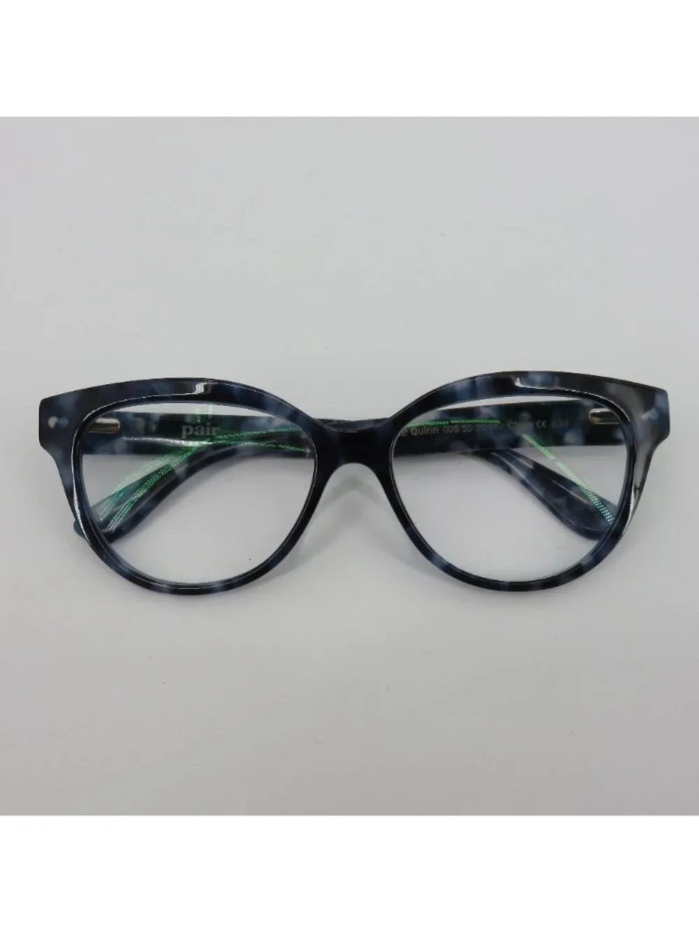 Pair The Quinn Blue Tortoise Eyewear Glasses Frames With Sunglasses Toppers